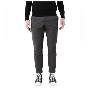 Quince Mens Everyday 5 Pocket Tech Pants Slim Fit dark Charcoal Gray NWT 34X32